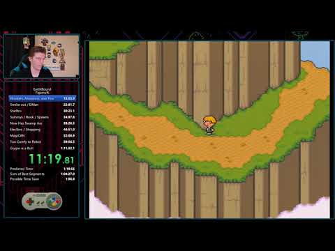 EarthBound Pajama% Speedrun/World Record in 1:09:03