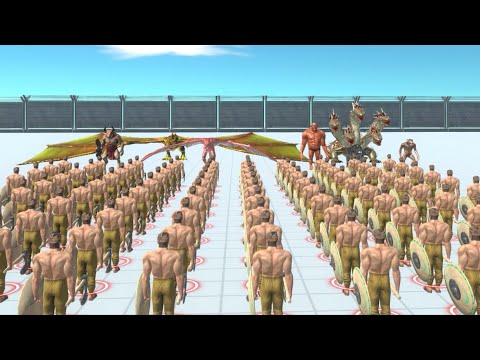 100X Crixus The Gaul vs Every Faction - Animal Revolt Battle Simulator