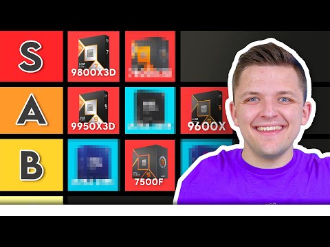 The ULTIMATE Gaming CPU Tier List 2025! 👀