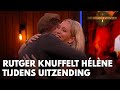 Rutger Castricum onderbreekt uitzending De Oranjewinter voor dikke knuffel aan Hélène