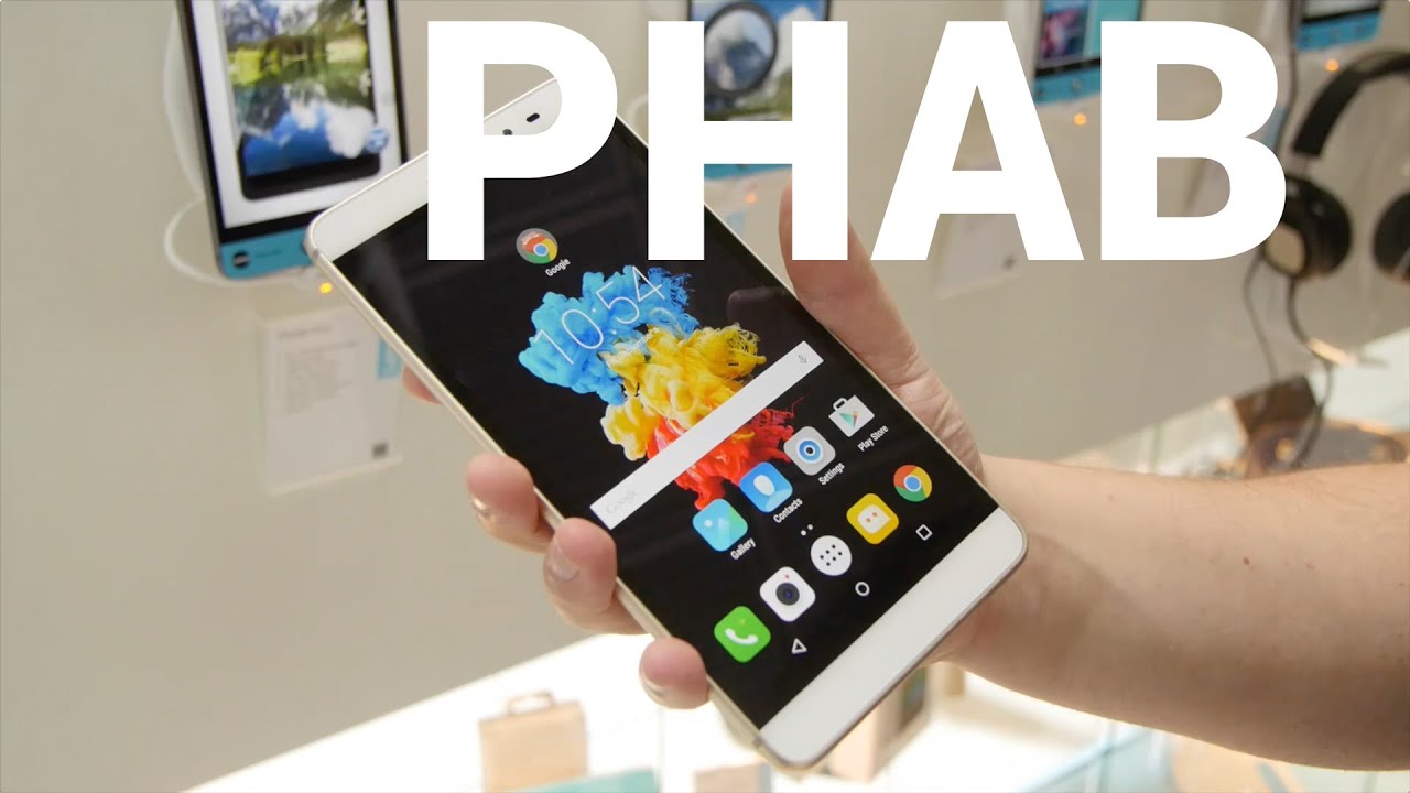 Lenovo Phab Plus hands-on from IFA - YouTube