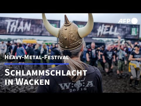 Schlammschlacht in Wacken: Veranstalter bittet um Entschuldigung | AFP