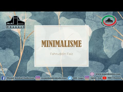 Ngaji Filsafat 364 : Minimalisme