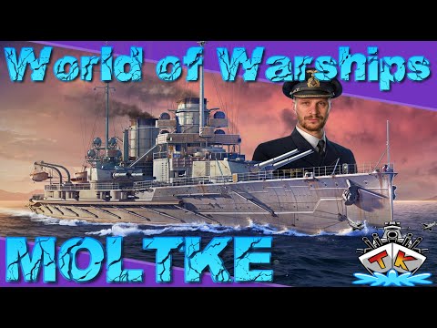 Holt euch die Moltke "T4/GER/Schlachtschiff *Review* in World of Warships auf Deutsch