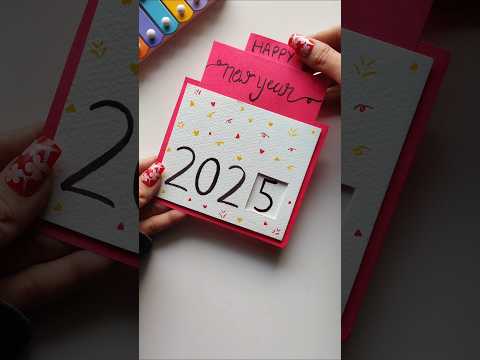 New Year's Card Emergency? Last Minute Card Idea!