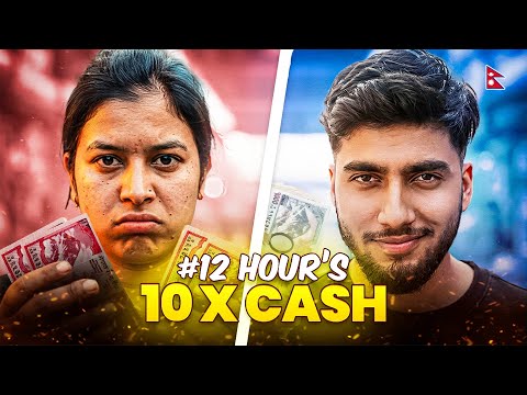 I Turned 12 Hours of Hustle Into 10x Cash 💸 | Nepali Challenge 🇳🇵🇳🇵