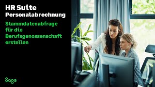 HR Suite (Deutschland) - Stammdatenabfrage für die Berufsgenossenschaft erstelle