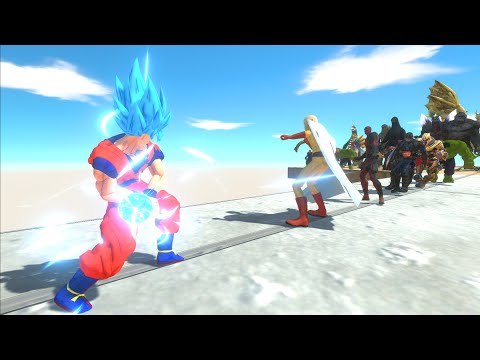 Who Can Withstand Goku's Kamehameha - Animal Revolt Battle Simulator