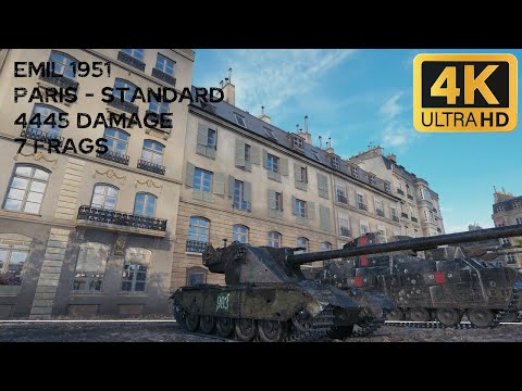 EMIL 1951 4,4k damage 7 frags on Paris - World of Tanks