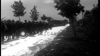 Platoons of First Division AEF troops training at Gondrecourt, France, during Wor...HD Stock Footage video