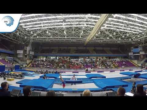 Nikolay KRYUCHKOV (RUS) - 2016 Trampoline junior Europeans, final