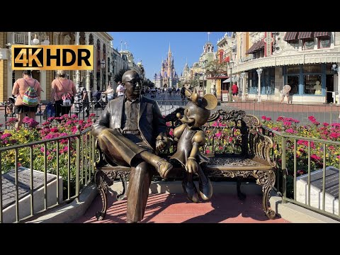 Relaxing walk down Main Street USA | Magic Kingdom