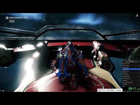 Warframe speedrun 52:16.16 Earth Solo Update 22.12.2