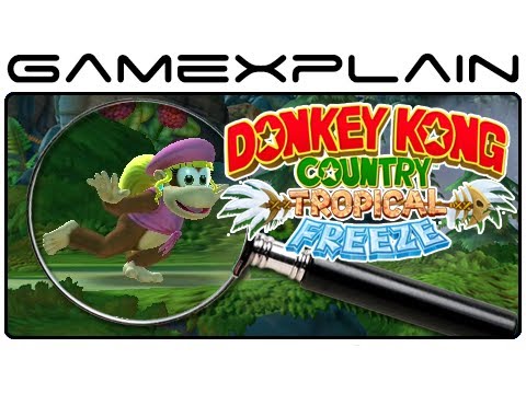 ドンキーコングの国。トロピカルフリーズ - E3トレーラー分析（秘密と隠された詳細 (Donkey Kong Country: Tropical Freeze - E3 Trailer Analysis (Secrets & Hidden Details))