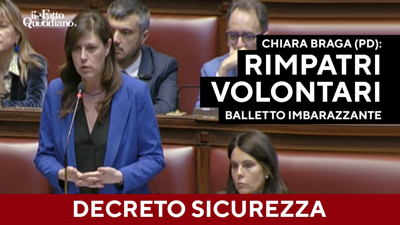 Decreto sui rimpatri volontari. La protesta di Braga: "Balletto imbarazzante"
