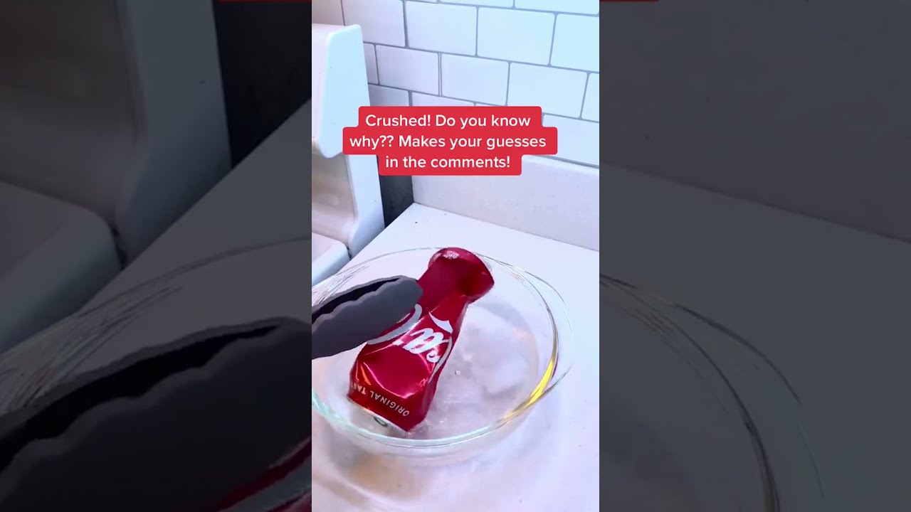 Can Crushing Experiment | Science for Kids | #shorts