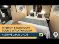 Norwegian Cruise Line Interior Stateroom Tour | Norwegian Jade Inside Room Tour