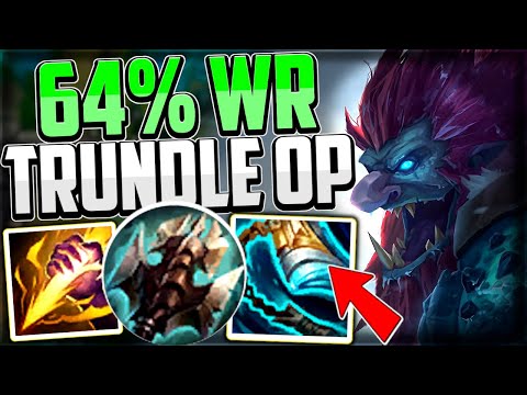NEW TRUNDLE JUNGLE BUILD IS NOT FAIR! (64% WR BUILD) Trundle Guide Season 13 League of Legends