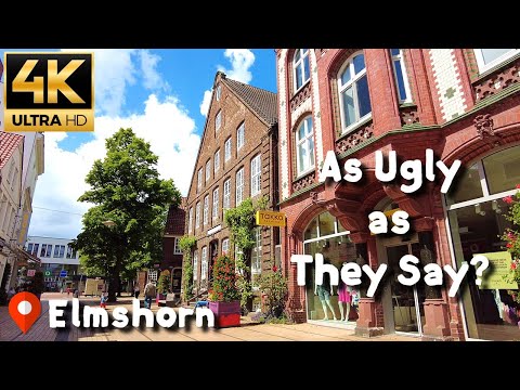 ELMSHORN, Germany 🇩🇪 | 2022 | 4K60 | Considerd one of Germany's Ugliest Cities