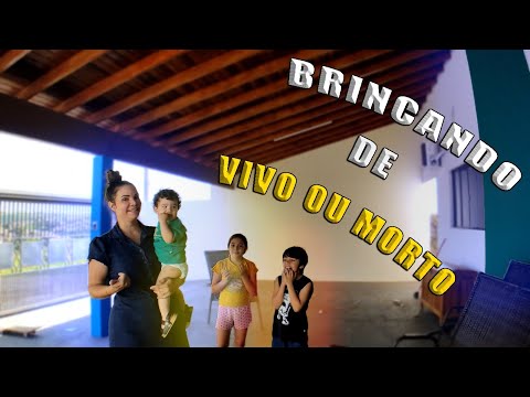 Brincadeira muito divertida e refrescante,  vivo morto em LIBRAS #brincadeira #libras