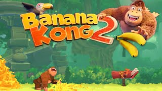 Banana Kong 2 - Funny Kong Running Game - Gameplay Walkthrough - Tutorial