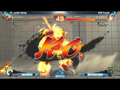 SSF4: EG Justin Wong RZR Fuudo - EVO2K12 Pool Play