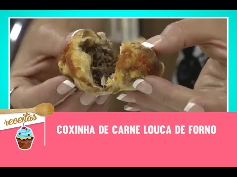 Coxinha de carne louca de forno - Vida Melhor - 05/01/2017