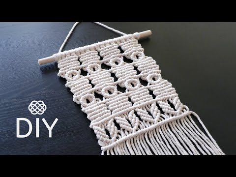 Macrame ABC pattern sample 17