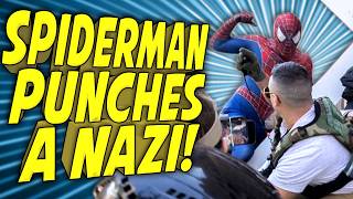 Spider-Man Beats Up Far-Right Extremist Jake Lang