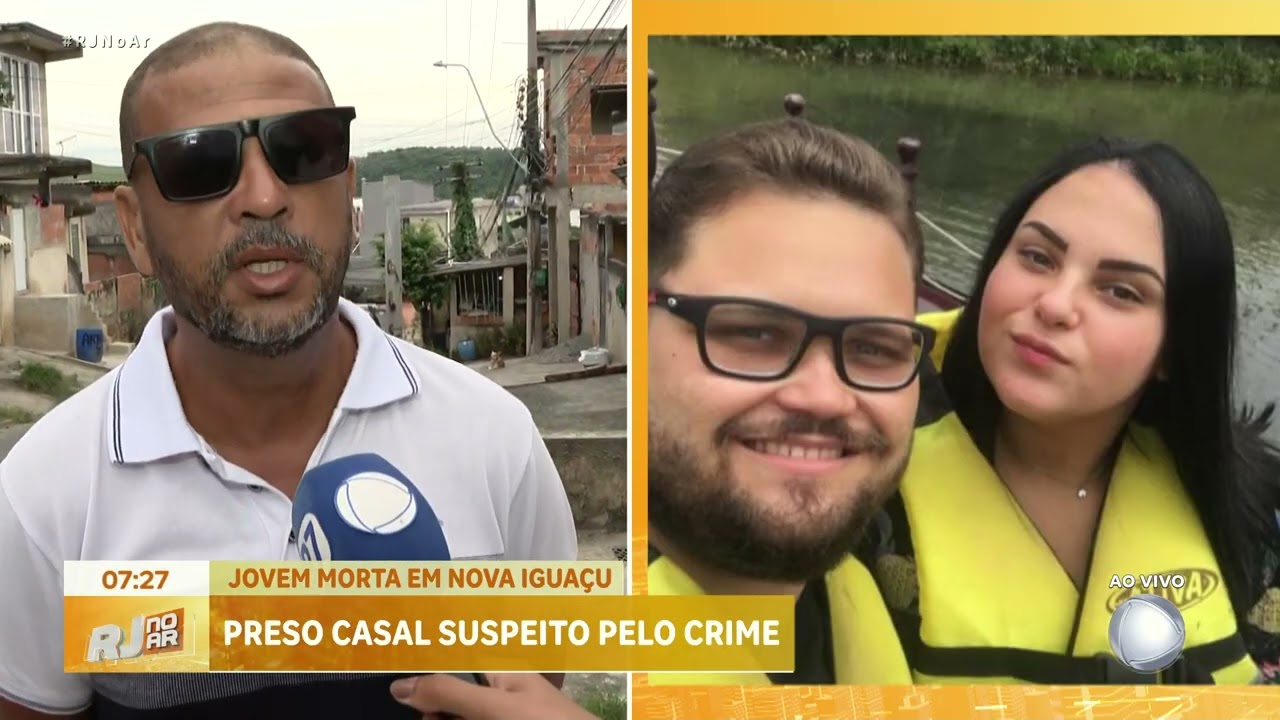 PRES0 CASAL SUSPEITO PELO CAS0 DA LARISSA