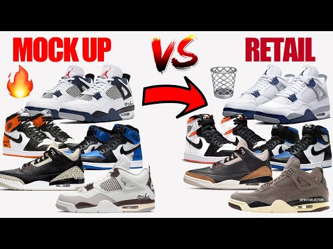 MOCKUP vs RETAIL: AIR JORDAN EDITION