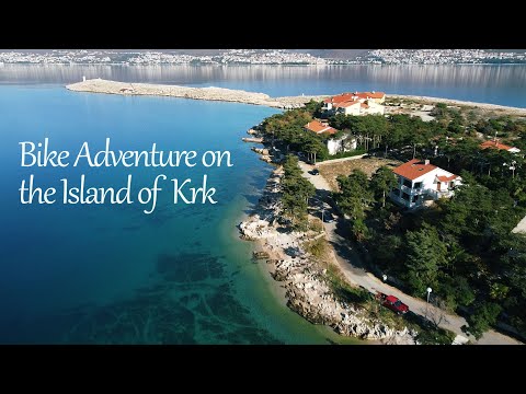 Bike Adventure on the Island of Krk | Omišalj - Šilo - Vrbnik - Krk | Drone Footage
