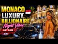 MONACO Billionaire Night Vibes Million Dollar Hypercars Luxury Lifestyle July 2026
