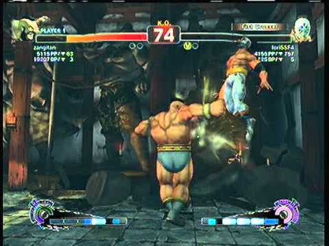 SSFIVAE: Zangief (zangtian)  vs. El Fuerte (IoriSSF4)  SD