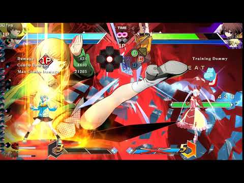 Rachel/Chie 2A 5A 4 bar midscreen combo (17214 dmg, v1, p2.0)