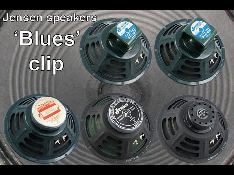 Jensen 10" speaker clip comparison - Blues clip