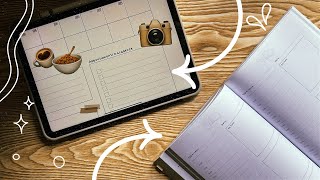 come ho organizzato giugno in digitale | ipad e goodnotes 📱