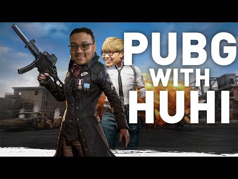 Aphromoo - PUBG w/ HUHI (INSANE PLAYERS)