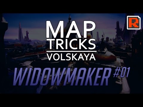 Overwatch: MAP TRICKS | Volskaya Industries - Widowmaker #01