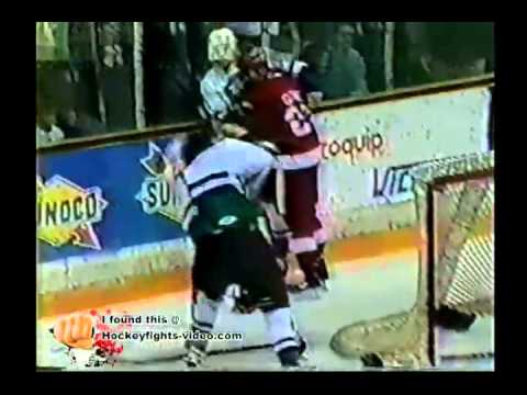 Feb 3, 1999 Jan Slavik vs Ken Tasker Huntington Blizzard vs Toledo Storm ECHL