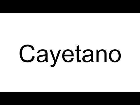 How to Pronounce Cayetano (Spanish)
