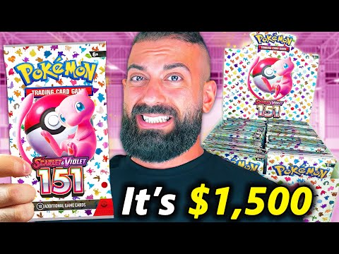 Ich habe 1500 Dollar auf Pokémon 151 gesetzt...