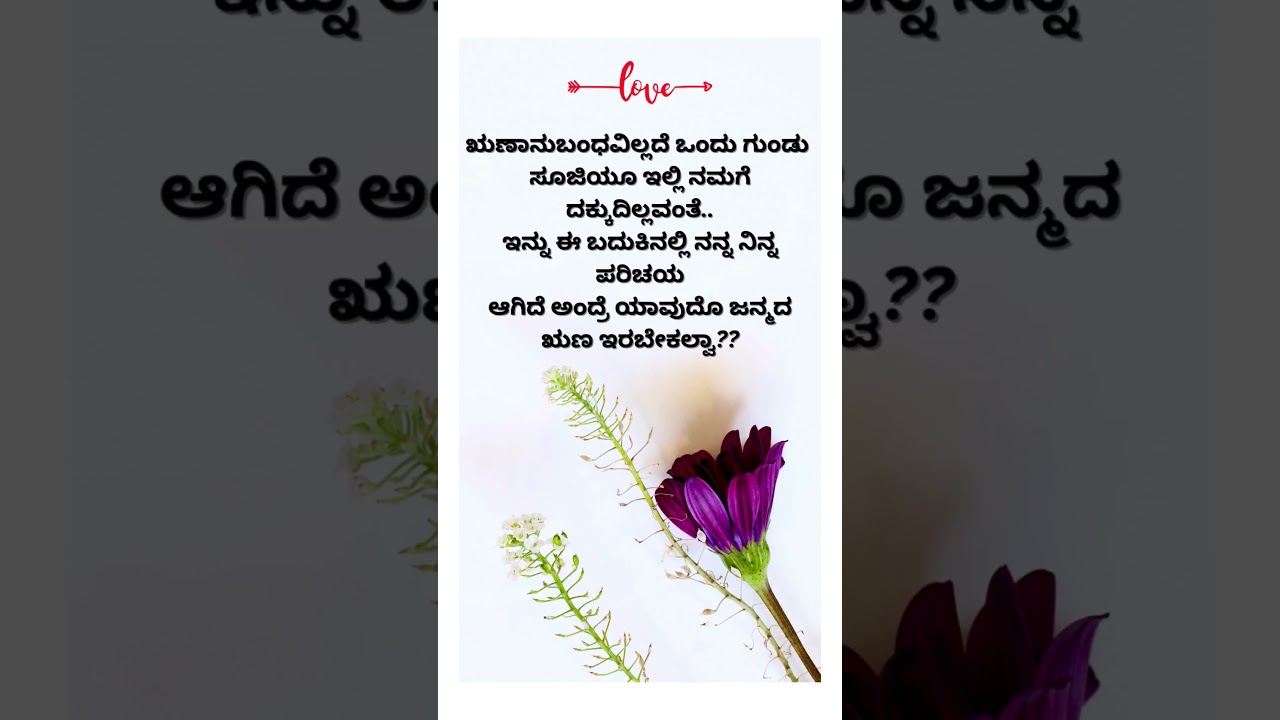 love is life ❤️🥰#kannadashorts