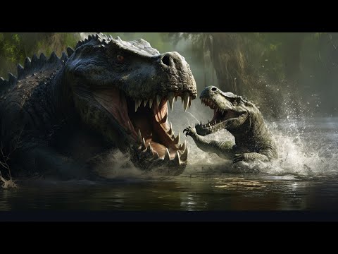 100 times more dangerous than any dinosaur! Sarcosuchus — a giant prehistoric crocodile!