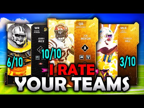 I RATE YOUR TEAMS EP. 39  - Madden 22 Ultimate Team