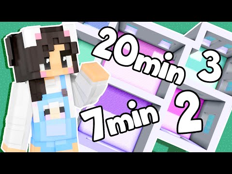 💜Minecraft BUT Every Room is a RANDOM TIME