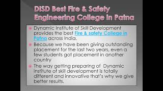 DISD Safety Engineering College in Patna at Affordable Fee