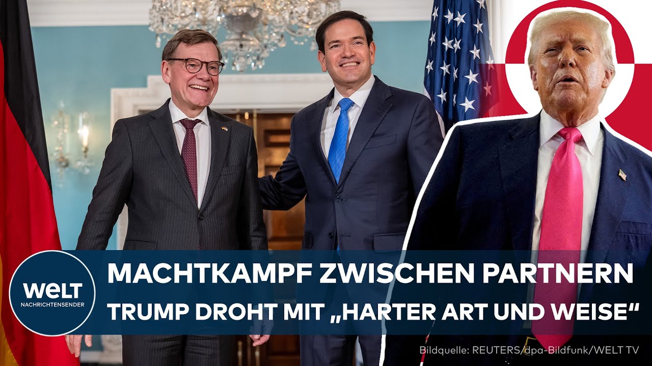GRÖNLAND-GERANGEL: Trump droht mit „harter Art und Weise“ – Wadephul & Klingbeil setzten auf Dialog