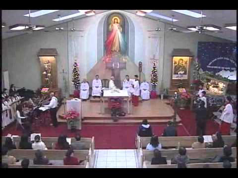 Thánh Lễ Đầu Năm Thánh Maria Đức Mẹ Chúa Trời ngày 1-1-2013