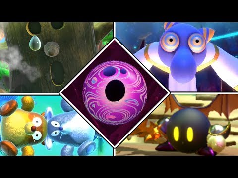 Kirby Star Allies - All Boss Knockouts Animations